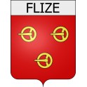 flize 08 ville Stickers blason autocollant adhésif