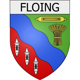 floing 08 ville Stickers blason autocollant adhésif