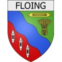 floing 08 ville Stickers blason autocollant adhésif