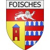 foisches 08 ville Stickers blason autocollant adhésif