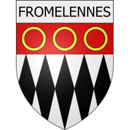 fromelennes 08 ville Stickers blason autocollant adhésif