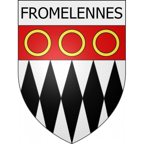 fromelennes 08 ville Stickers blason autocollant adhésif