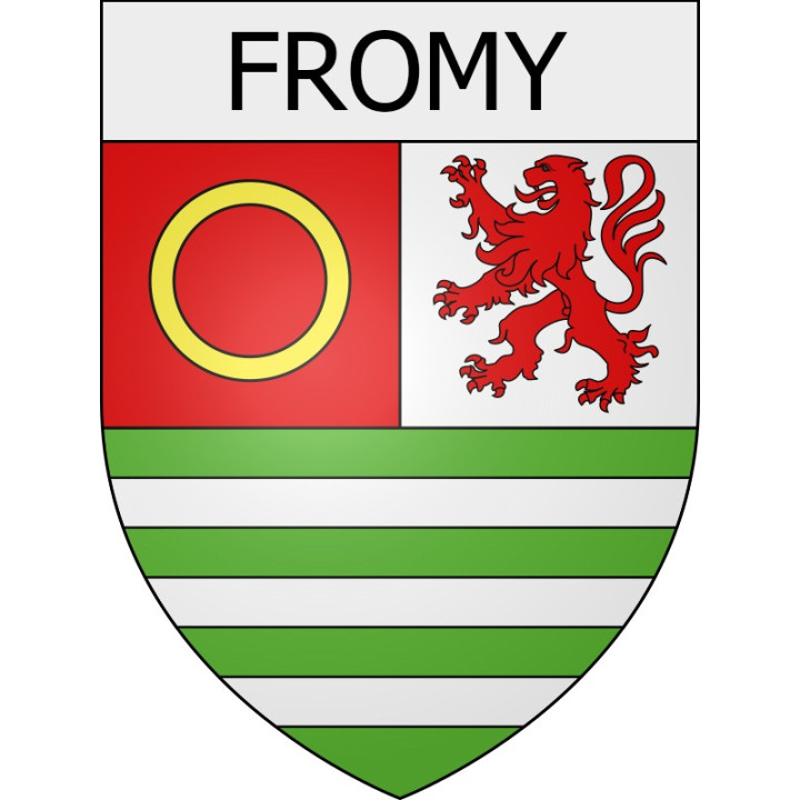 fromy 08 ville Stickers blason autocollant adhésif