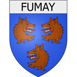 fumay 08 ville Stickers blason autocollant adhésif