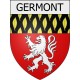germont 08 ville Stickers blason autocollant adhésif