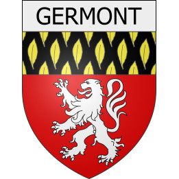 germont 08 ville Stickers blason autocollant adhésif