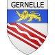 gernelle 08 ville Stickers blason autocollant adhésif