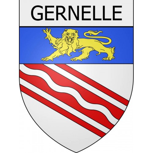 gernelle 08 ville Stickers blason autocollant adhésif