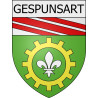 gespunsart 08 ville Stickers blason autocollant adhésif