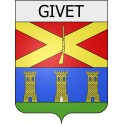 Stickers coat of arms Givet adhesive sticker