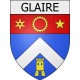 glaire 08 ville Stickers blason autocollant adhésif