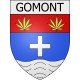 gomont 08 ville Stickers blason autocollant adhésif