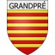 grandpré 08 ville Stickers blason autocollant adhésif