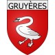 gruyères 08 ville Stickers blason autocollant adhésif