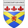 guignicourt-sur-vence 08 ville Stickers blason autocollant adhésif