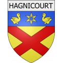 hagnicourt 08 ville Stickers blason autocollant adhésif