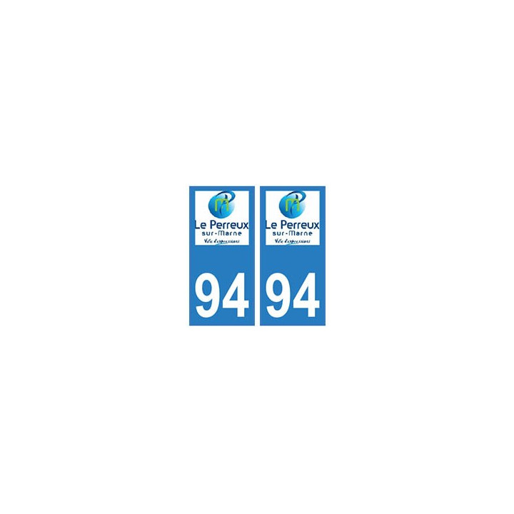94 Le-Perreux-sur-Marne logo autocollant sticker plaque immatriculation ville