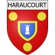 haraucourt 08 ville Stickers blason autocollant adhésif