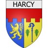 harcy 08 ville Stickers blason autocollant adhésif