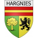 hargnies 08 ville Stickers blason autocollant adhésif