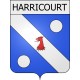 harricourt 08 ville Stickers blason autocollant adhésif