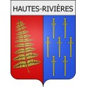 hautes-rivières 08 ville Stickers blason autocollant adhésif