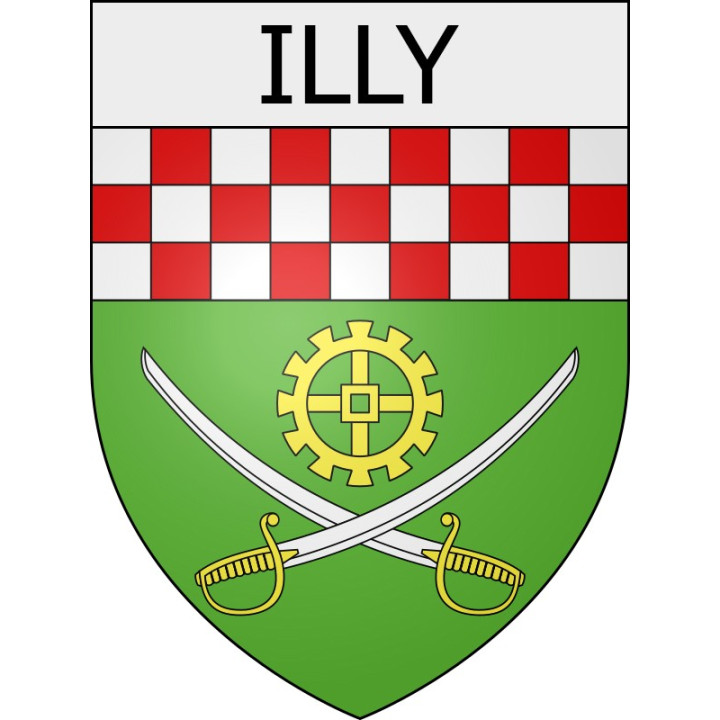 Pegatinas escudo de armas de Autry adhesivo de la etiqueta engomada
