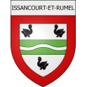 issancourt 08 ville Stickers blason autocollant adhésif