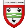 issancourt 08 ville Stickers blason autocollant adhésif