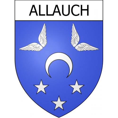 Allauch 11 ville Stickers blason autocollant adhésif