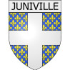 juniville 08 ville Stickers blason autocollant adhésif