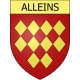 Pegatinas escudo de armas de Alleins adhesivo de la etiqueta engomada