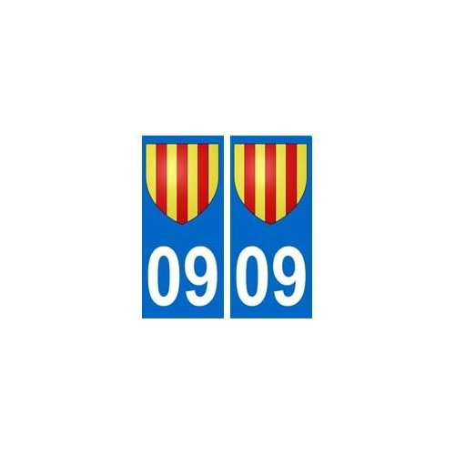 09 Foix blason autocollant plaque