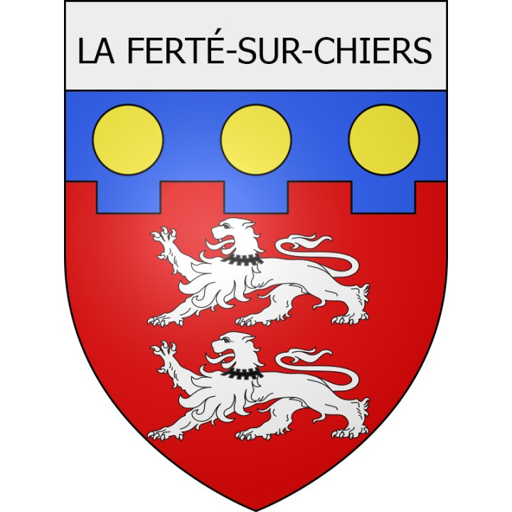 la-ferté-sur-chiers 08 ville Stickers blason autocollant adhésif