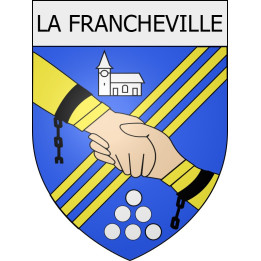 la-francheville 08 ville Stickers blason autocollant adhésif