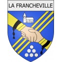 la-francheville 08 ville Stickers blason autocollant adhésif