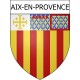 Aix-en-Provence Sticker wappen, gelsenkirchen, augsburg, klebender aufkleber