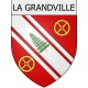 Pegatinas escudo de armas de La Grandville adhesivo de la etiqueta engomada