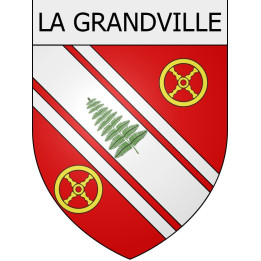 Stickers coat of arms La Grandville adhesive sticker