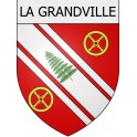 La Grandville 08 ville Stickers blason autocollant adhésif