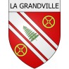 La Grandville 08 ville Stickers blason autocollant adhésif