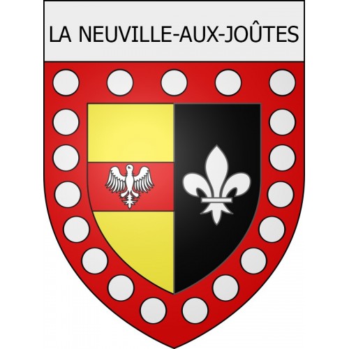 la-neuville-aux-joûtes 08 ville Stickers blason autocollant adhésif