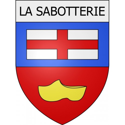 la-sabotterie 08 ville Stickers blason autocollant adhésif