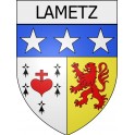 lametz 08 ville Stickers blason autocollant adhésif