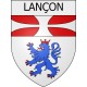 lançon 08 ville Stickers blason autocollant adhésif