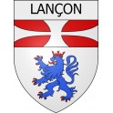 lançon 08 ville Stickers blason autocollant adhésif