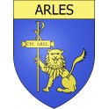 Arles Sticker wappen, gelsenkirchen, augsburg, klebender aufkleber