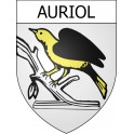 Stickers coat of arms Auriol adhesive sticker