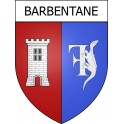 Pegatinas escudo de armas de Barbentane adhesivo de la etiqueta engomada
