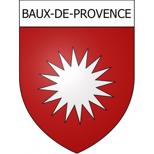 Stickers coat of arms Baux-de-Provence adhesive sticker